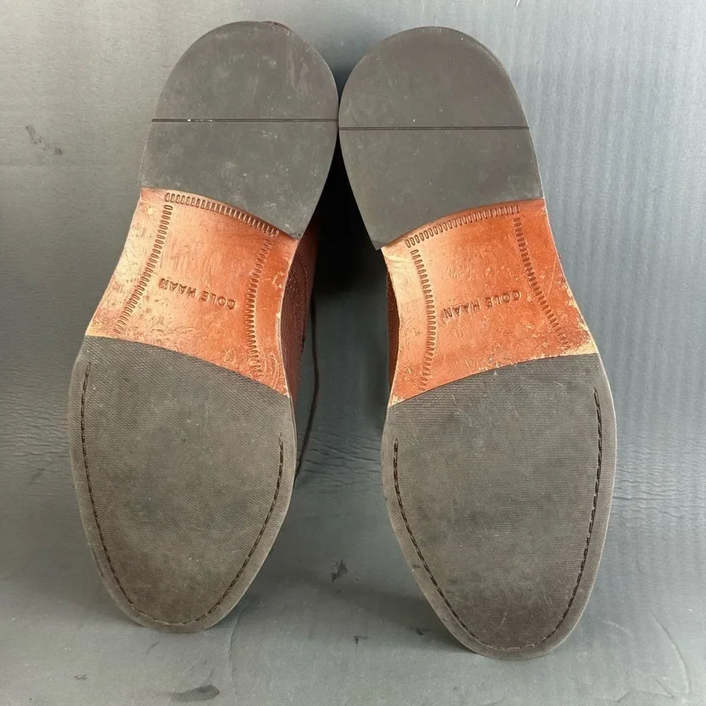 Cole Haan Williams Welt II chukka boot brown leather mens size 11.5